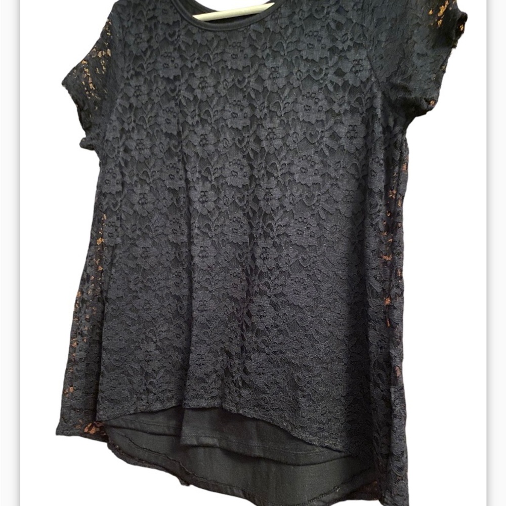 Black Lace Tee
